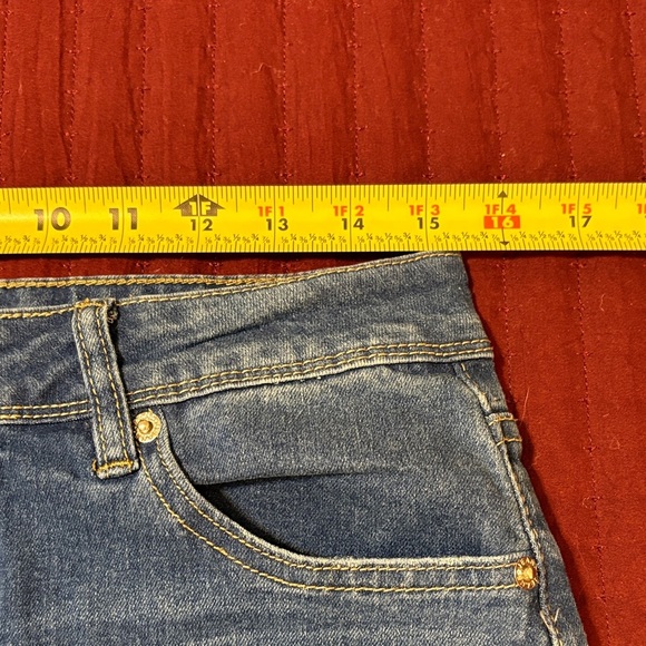 Luvamia Classic Wide Leg Blue Denim Women’s Jeans Size 12 - Picture 12 of 12